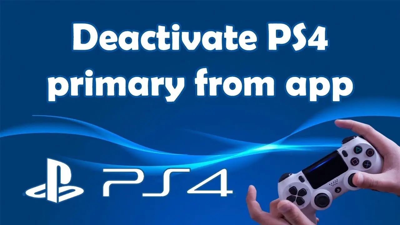 how to deactivate primary ps4 from website